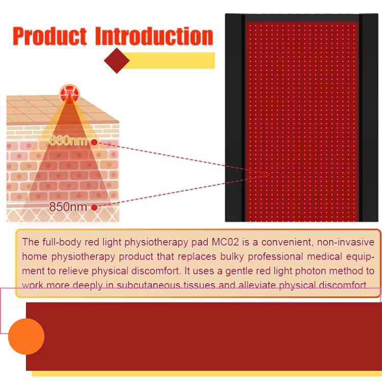 Red Infrared Light Therapy Sleeping Bag Full Body Blanket for Whole Body, 5050SMD LED 660nm Red Light Therapy Mat Sleep Bag 850nm Near Infrared Light Therapy Devices for Pain Relief and Better Sleep size 160x60 CM