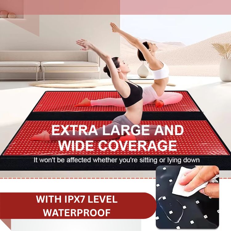 Red Infrared Light Therapy Sleeping Bag Full Body Blanket for Whole Body, 5050SMD LED 660nm Red Light Therapy Mat Sleep Bag 850nm Near Infrared Light Therapy Devices for Pain Relief and Better Sleep size 160x60 CM