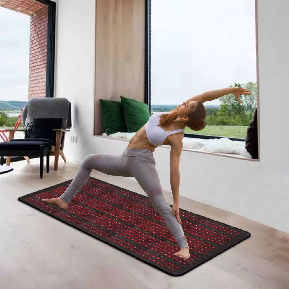 Valenluma Redlight Therapy Full Body Mat 660 850nm 180x60 CM Large Size Dual spectrum Technology 1120 Pcs Total 3360 Bulbs