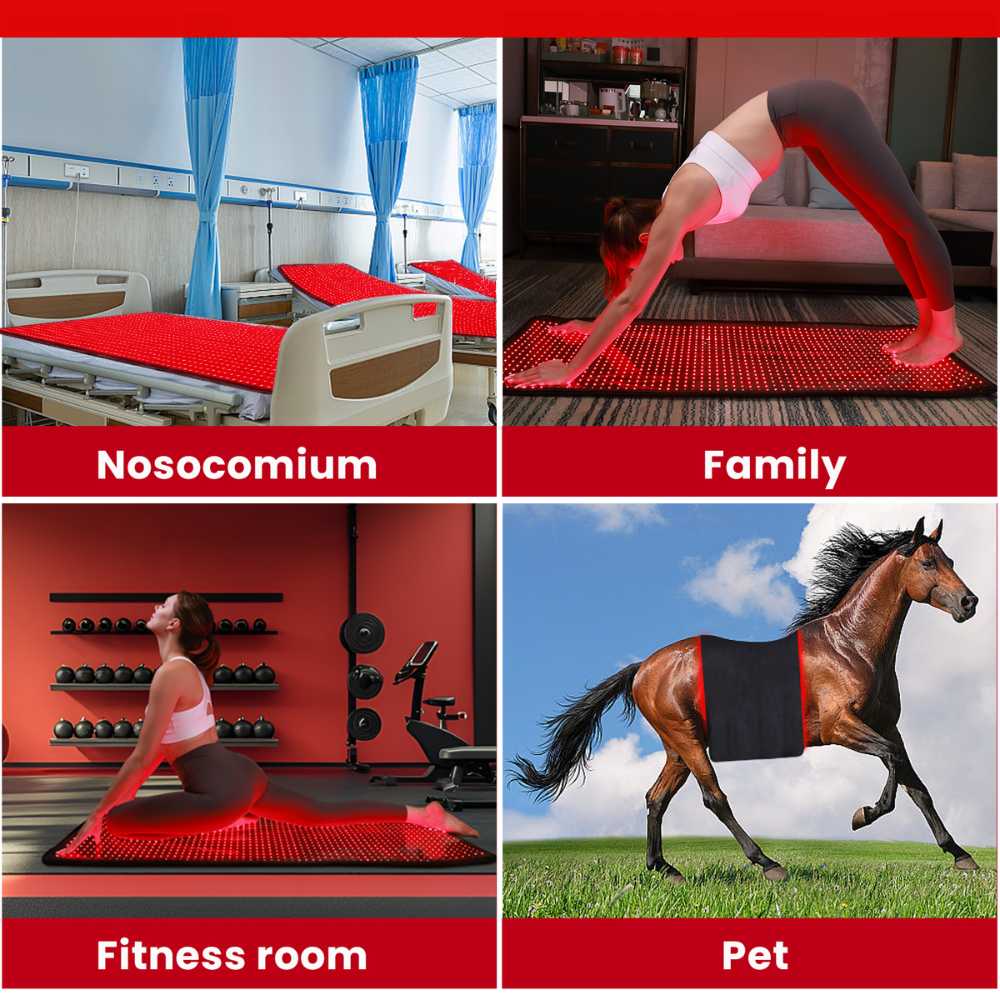 Valenluma 1280 PCS 4 in 1 LED Quad Chip Light Therapy Infrared Red Light Therapy Full Body Mat for Pain Relief