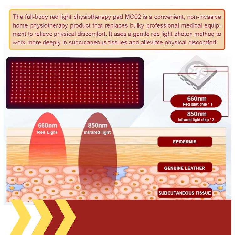 Red Infrared Light Therapy Sleeping Bag Full Body Blanket for Whole Body, 5050SMD LED 660nm Red Light Therapy Mat Sleep Bag 850nm Near Infrared Light Therapy Devices for Pain Relief and Better Sleep size 160x60 CM